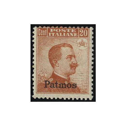 1917, Patmo, senza filigrana (S. 9)