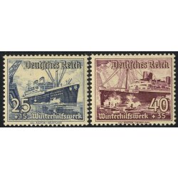 1937, Werte (U. 594-602 - Mi. 651-59 / 100,-)