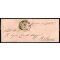 1854, 30 Cent. bruno rossiccio, carta a macchina, su splendida letterina di color rosa da Verona 15.6.per Milano (S. 21)