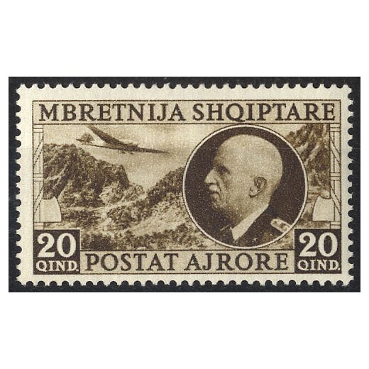 1939, Effigie, 20 Qind bruno (S. A4)