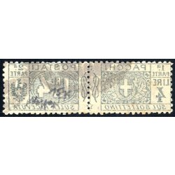 1914/22, Decalco, 4 Lire grigio nero, firm. Caffaz (S....