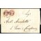 1864, 5 Soldi rosa, due esemplari su lettera della seconda distanza da Verona 16.9.1864 per S. Lucia di Conegliano (S. 38)
