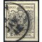 1850, 2 Kr. HPI schwarz, gestempelt, Befund Dr. Strakosch (ANK 2HI)