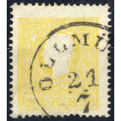 1859, 2 Kr. dunkelgelb, Type II, Befund Steiner V&Ouml;B...