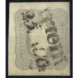 1861, 1,05 Kr. grau, Befund Strakosch (ANK 23b)