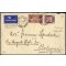 1938, lettera aerea espresso da Tripoli il 26.1. per Bologna affrancata con 75 c. Pittorica e 1,25 l. su 60 c. Espresso dentellato 14, Sass. 104, E17