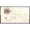 1850, 30 Cent. bruno su lettera da Padova 8.2.1851 per Pieve di Cadore (Sass. 7 - 160,-)