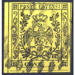 1852, 15 Cent. giallo, usato (Sass. 3 / 50,-)
