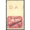 1922, Costituente Fiumana, 60 Cent. carminio, largo bordo di foglio in alto, con variet? "non dentellato in alto", gomma integra (Sass. 184o / 270,-)