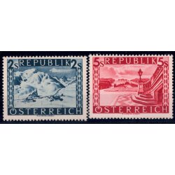 1945/47, Landschaften, 37 Werte (ANK 738-74 / 122,-)