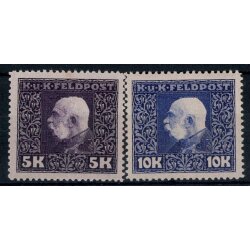 1915, FP II, 27 Werte (ANK 22-48 / 70,-)