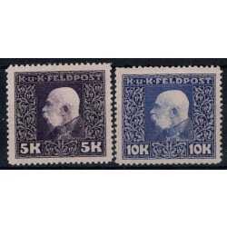 1915, FP II, 27 Werte (ANK 22-48 / 70,-)