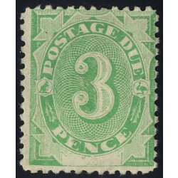 1902, 3 P smaragd, Mi. 4 IA SG D4 / 42,-