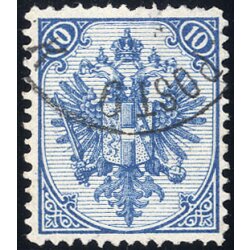 1879, Steindruck, 10 Kr. hellblau, LZ...
