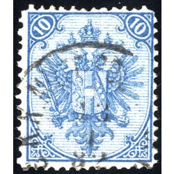 1879, Steindruck, 10 Kr. hellblau, LZ 12ž:12,...