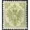 1895, Buchdruck, 20 Kr. oliv, LZ 10 1/2, (Mi. 8IIA- ANK 8II / 32,-)