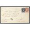 1867, Umschlag 5 Kr. rot mit Zusatzfrankatur 10 Kr. blau von Görz 26.1.1872 nach Lodi (ANK 38I)