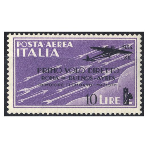 1934, Volo Roma - Buenos Aires, 4 val. (S. A56-59 / 125,-)