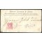1883, "ST. ANTON IN MONTAFON 16 / 4 / 87", Einkreisstempel auf 5 Kr. auf Brief nach Schruns (Ros? 1)