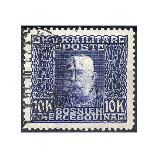 1912, Kaiser Franz Joseph, kompletter Satz 21 Werte, gestempelt (ANK 64-84)