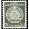 1954, Dienstmarken, 20 Pf. schwarzgrauviolett, geprüft Jahn (Mi. 22xX)