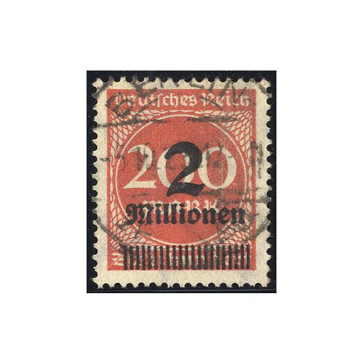 1923, 2 Mill. auf 200 M, geprüft Infla Berlin, Mi. 309 APb / 55,-