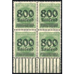 1923, 1 Marke Plattenfehler II, gepr&uuml;ft Infla...