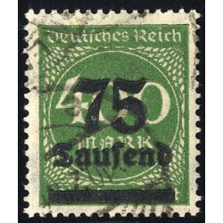 1923, 75 Tsd auf 400 M, gepr&uuml;ft Dr Oechsner, Mi....