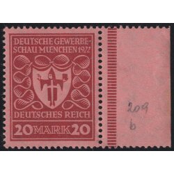 1922, 20 M, karminrot, Mi. 204 b / 50,-