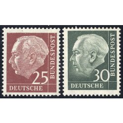 1960, Serie 8 Werte, lumogen, Mi. 179-186+259-260 y /...