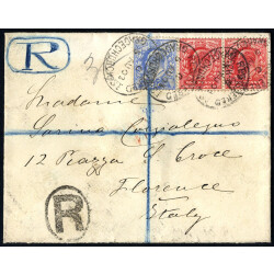 1903, registred letter from Gracechurch 5.8.1903 to...