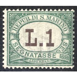 1924, i primi 6 valori della serie, Sass. S 10-15
