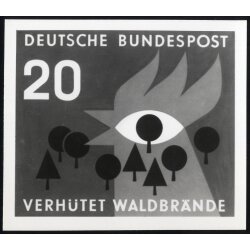 1958, Waldbrandverh&uuml;tung, 20 Pf., Archivfoto eines...