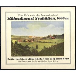 1928, &quot;Schierrmeisters Alpenhotel&quot;, Brief im...