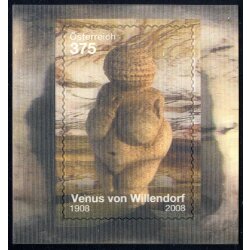 2008, Venus von Willendorf, Blockausgabe (ANK 2786)