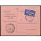 1951, Montecassino, 20 Lire, lotto un avviso di ricevimento ed una cartolina (Sass. 664)