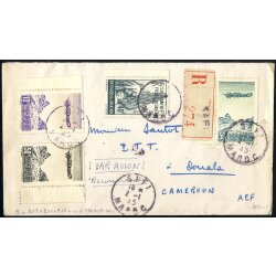 1945, eingeschriebener Flugpostbrief aus Safi am 2.1....