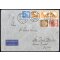 1938, Luftpostbrief von Köln am 2.9. nach Sao Paulo (Brasilien) frankiert über 2,75 RM durch Mi. 513,521,536(3),667
