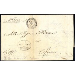 1859, II. Guerra d Indipendenza, lettera in franchigia...