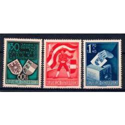 1950, Kärnten, drei Werte, postfrisch (ANK 964-66 /...
