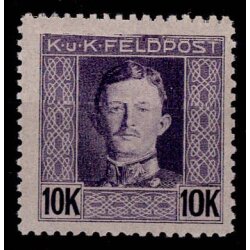 1917/18, Kaiser Karl, 10 Kr. violett, LZ 11?, postfrisch...