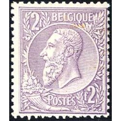 1886, 2 Fr. violett auf bla&szlig;lilla, signiert A....