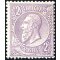 1886, 2 Fr. violett auf bla&szlig;lilla, signiert A. Diena (Mi. 47 - U. 52 / 90,-)
