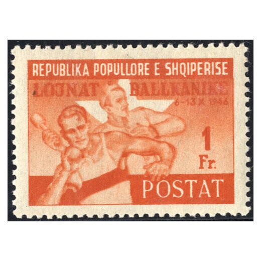 1946, Balkan Spiele, 7 Werte (Mi. 408-14 / 120,-)