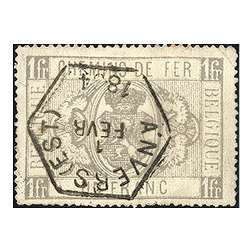 1879/82, Pacchi postali, prima emissione, 6 valori, usati, minimi difetti, Unificato 1-6 / 153,-
