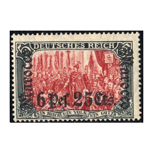 1906, 6 Pes. 25 Cts., periziato Richter (Mi. 45 / 130 EUR)