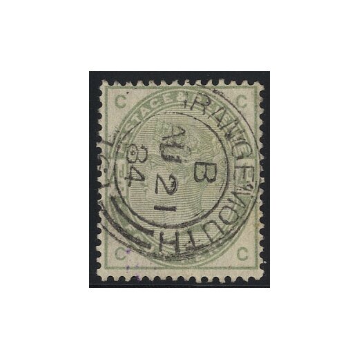 1883, K&ouml;nigin Victoria 4 p gr&uuml;n, Mi. 77, U. 81