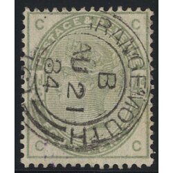 1883, K&ouml;nigin Victoria 4 p gr&uuml;n, Mi. 77, U. 81