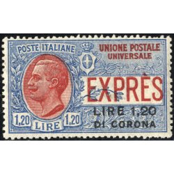 1922, Espresso 1,20 Lire, nuovo con gomma originale ed...