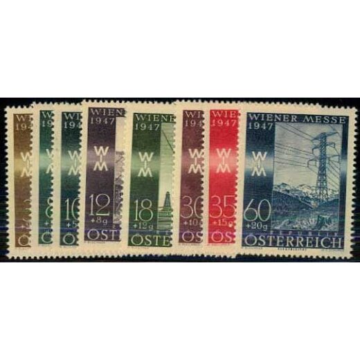 1947, ANK. 811- 18, Unif. 666- 73